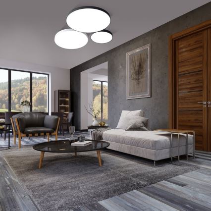 Eglo - LED dimmbare Deckenleuchte LED/36W/230V + Fernbedienung