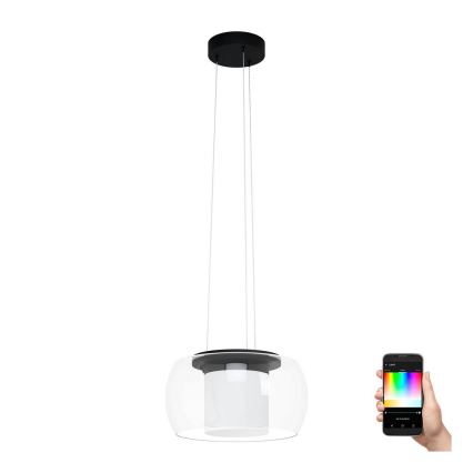 Eglo - LED RGB dimmbare Hängeleuchte an Seil BRIAGLIA-C LED/24,8W/230V