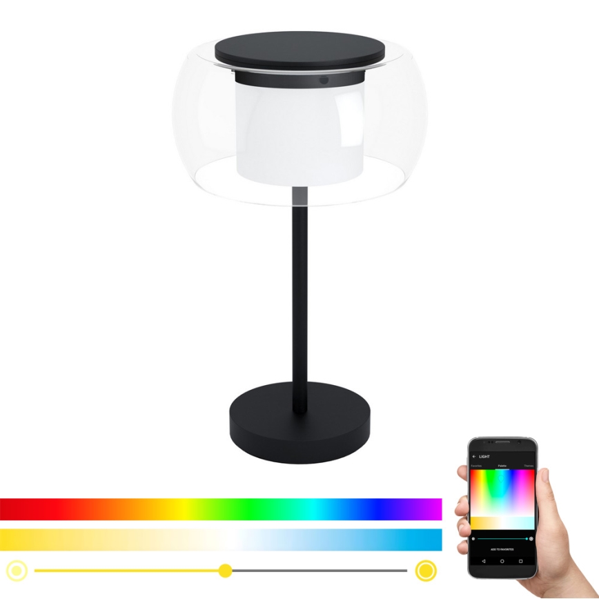 Eglo 99024 - LED RGB dimmbare Tischleuchte BRIAGLIA-C LED/15W/230V