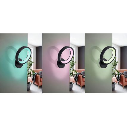 Eglo 99028 - dimmbare RGB-LED-Wandleuchte MARGHERA-C LED/16W/230V