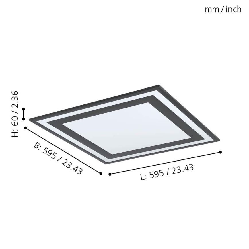 Eglo - LED Deckenleuchte LED/36W/230V
