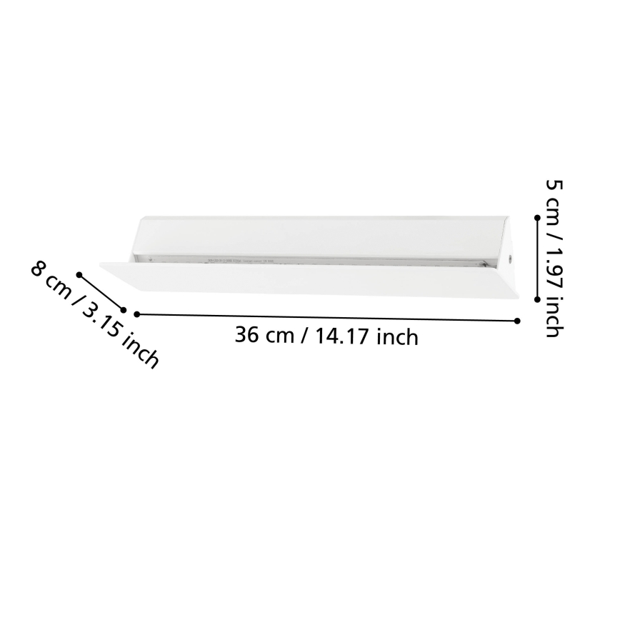 Eglo - LED Wandbeleuchtung LED/12W/230V