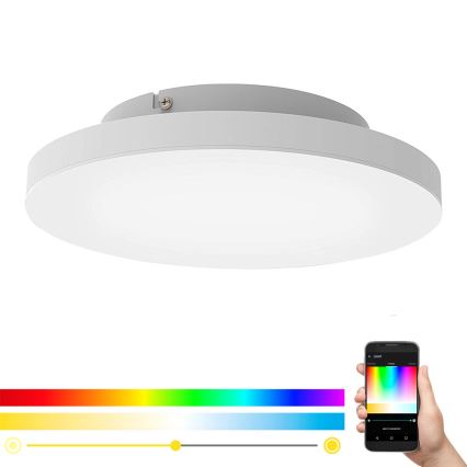 Eglo - LED-RGB-Dimmer-Deckenleuchte TURCONA-C LED/15W/230V + Fernbedienung