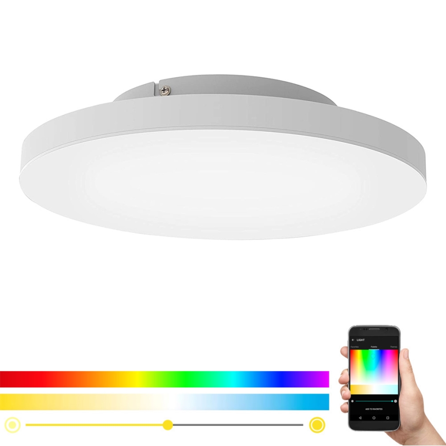 Eglo - LED-RGB-Dimmer-Deckenleuchte TURCONA-C LED/20W/230V + Fernbedienung