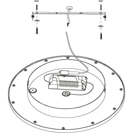 Eglo - LED-RGB-Dimmer-Deckenleuchte TURCONA-C LED/20W/230V + Fernbedienung