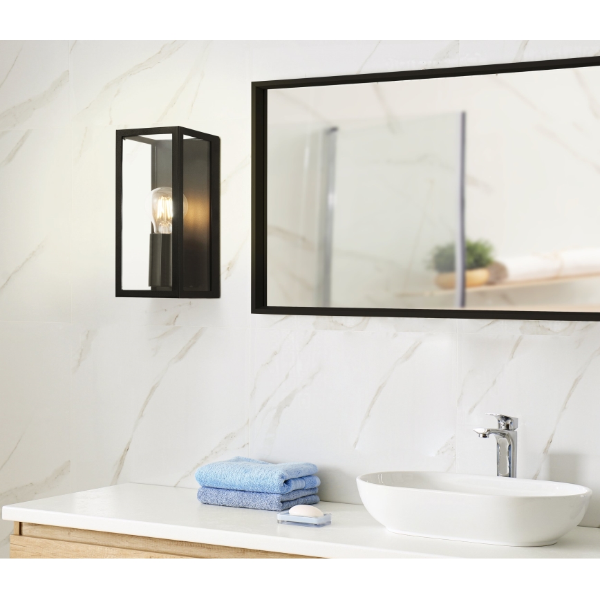 Eglo - Badezimmer-Wandleuchte 1xE27/60W/230V IP44