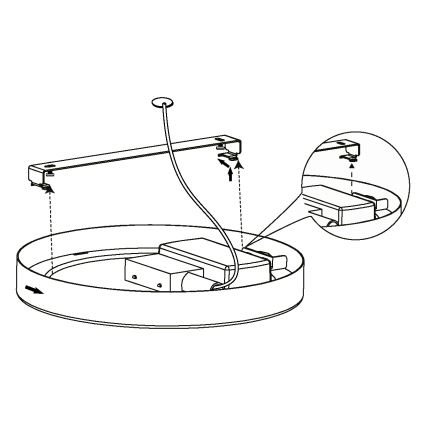 Eglo - LED Deckenleuchte LED/10,5W/230V