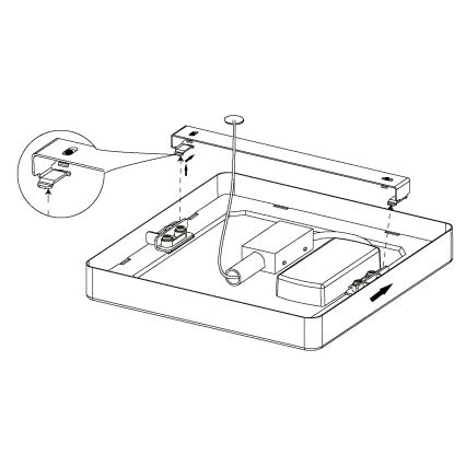 Eglo - LED Deckenleuchte LED/20W/230V