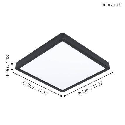 Eglo - LED Deckenleuchte LED/20W/230V