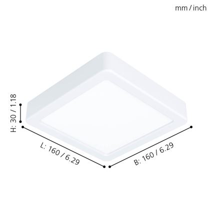 Eglo - LED Deckenleuchte LED/10,5W/230V