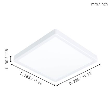 Eglo - LED Deckenleuchte LED/20W/230V