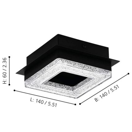 Eglo - LED Deckenleuchte 4xLED/4W/230V