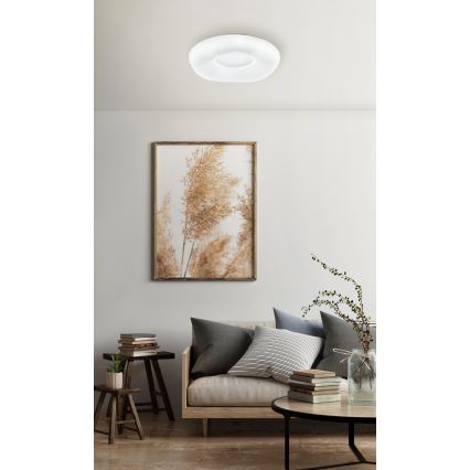 Eglo - Dimmbare LED-Deckenleuchte LED/18W/230V + Fernbedienung