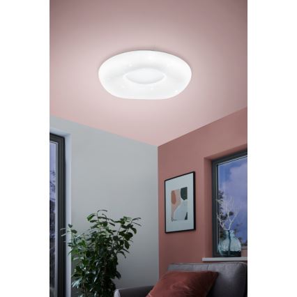 Eglo - Dimmbare LED-Deckenleuchte LED/18W/230V + Fernbedienung