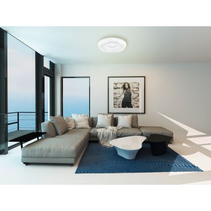 Eglo - LED dimmbare Deckenleuchte LED/18W/230V + Fernbedienung