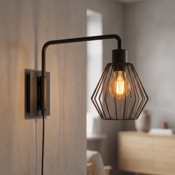 Eglo 99349 - Wandleuchte TABILLANO 1xE27/40W/230V