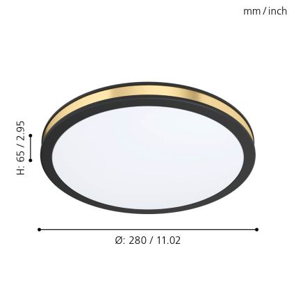 Eglo - LED Deckenleuchte LED/11W/230V