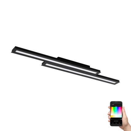 Eglo - LED RGB dimmbare Deckenleuchte SALITERAS-C 2xLED/10W/230V