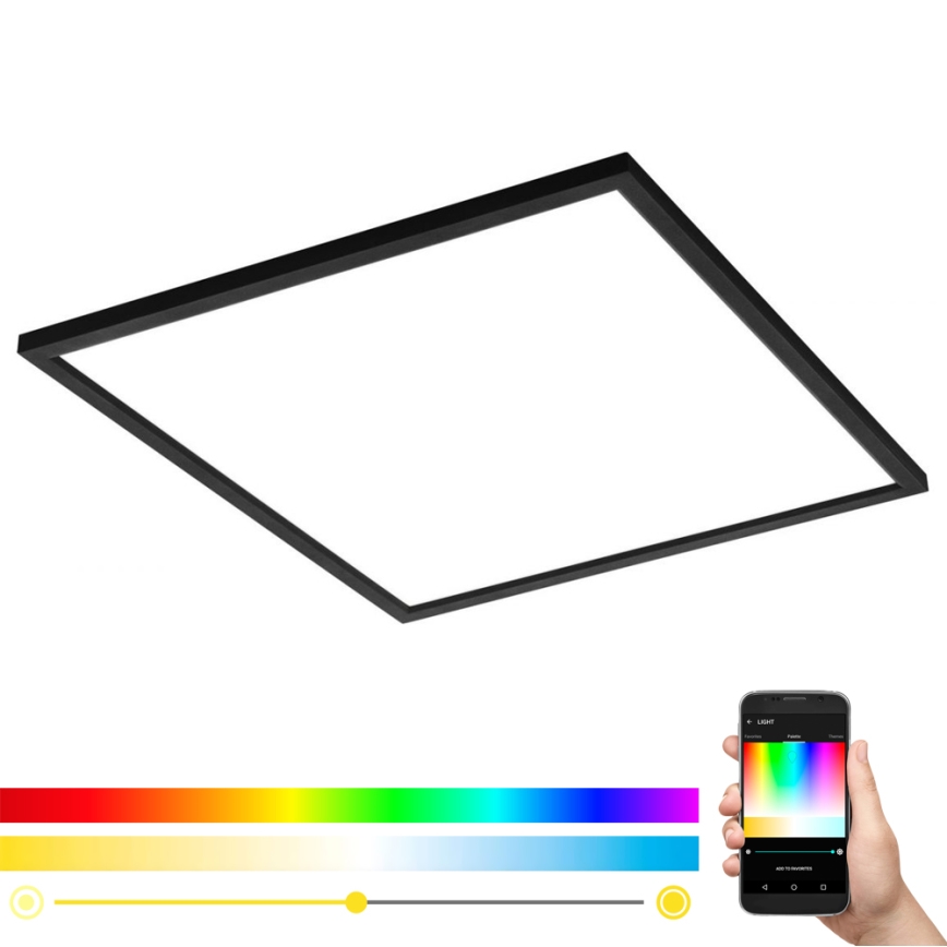 Eglo - Dimmbare LED-RGB-Deckenleuchte SALOBRENA-C LED/30,5W/230V + Fernbedienung