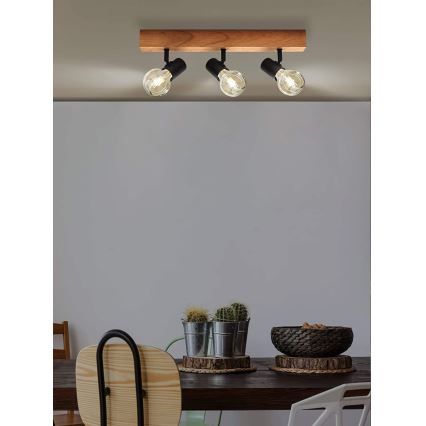 Eglo - Strahler TOWNSHEND 3xE27/60W/230V - FSC-zertifiziert