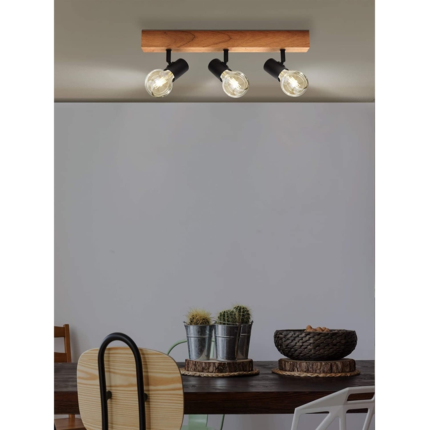 Eglo - Strahler TOWNSHEND 3xE27/60W/230V - FSC-zertifiziert