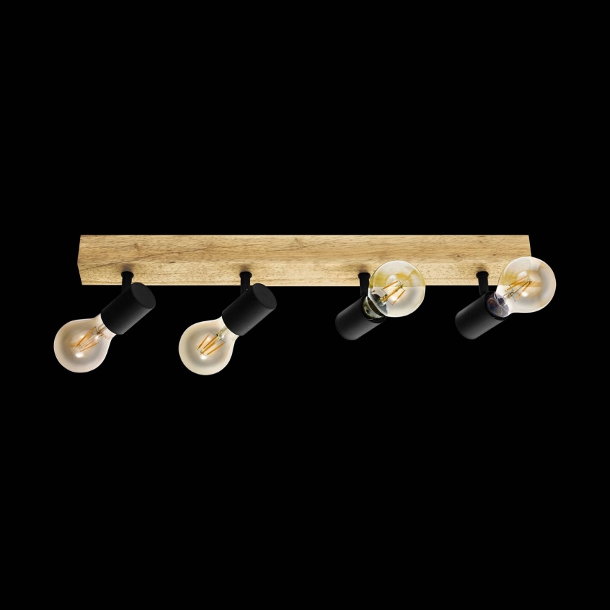 Eglo - Strahler TOWNSHEND 4xE27/10W/230V - FSC-zertifiziert