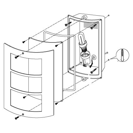 Eglo - Außenwandleuchte CITY 1xE27/40W/230V IP44