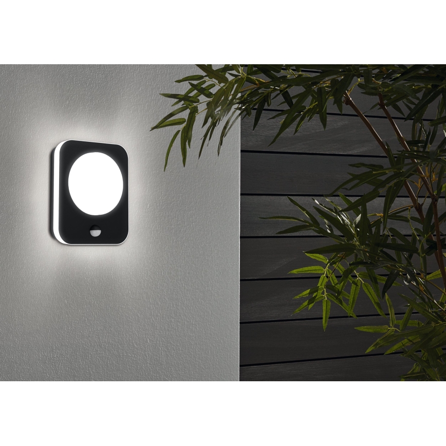 Eglo - LED-Außenwandleuchte mit Sensor LED/9W/230V IP44
