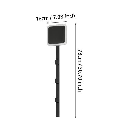 Eglo - LED-Garderobenpaneel mit einer Leuchte LED/7,8W/230V