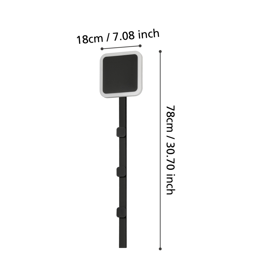 Eglo - LED-Garderobenpaneel mit einer Leuchte LED/7,8W/230V