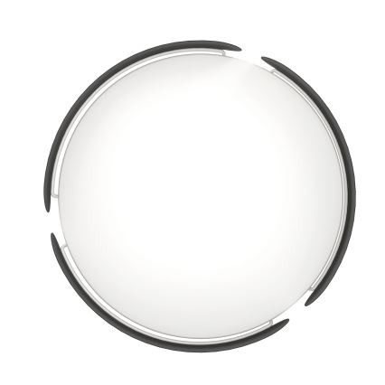Eglo - LED-Deckenleuchte LED/20W/230V Ø 37 cm schwarz