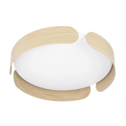 Eglo - LED-Deckenleuchte, 20 W, 230 V, Ø 37 cm, beige