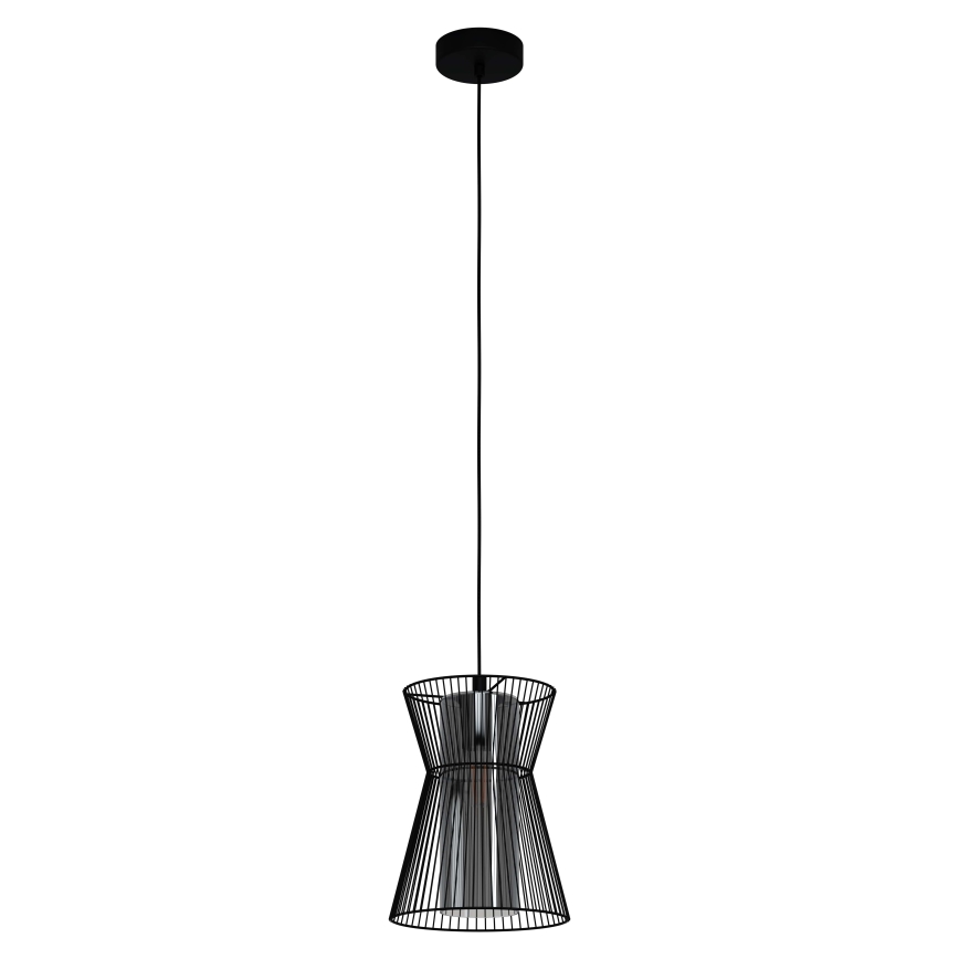 Eglo - Kronleuchter an einer Schnur 1xE27/40W/230V schwarz