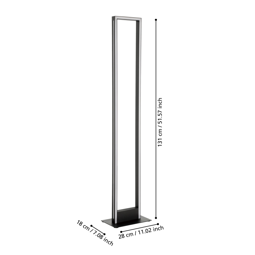 Eglo - Dimmbare LED-Stehleuchte LED/33W/230V 2700-6500K