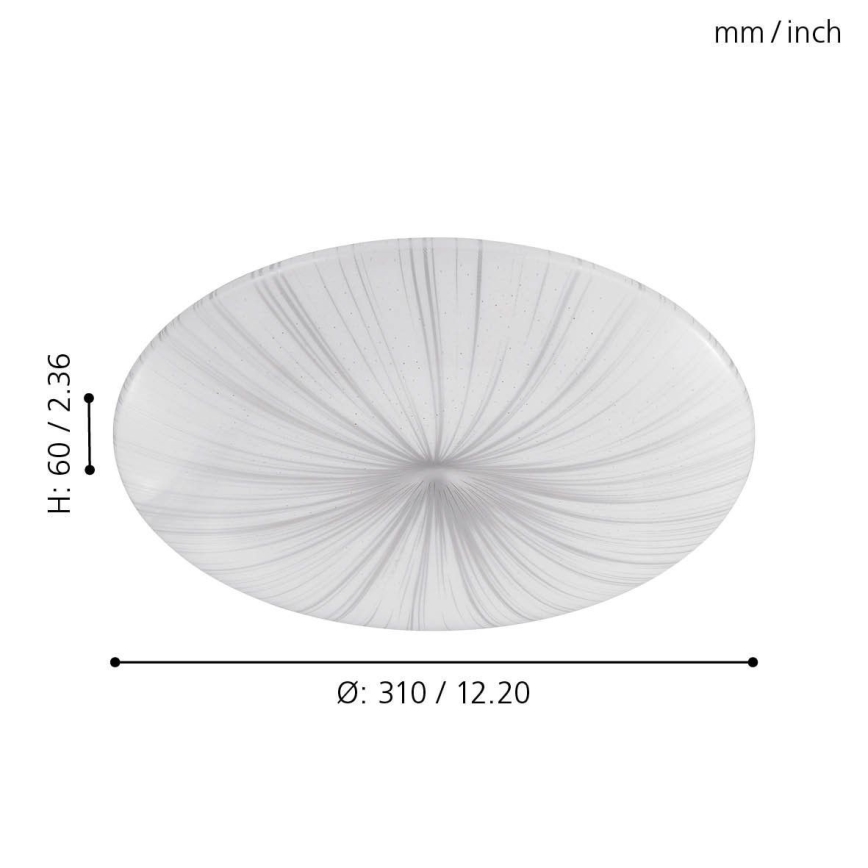 Eglo - LED Deckenleuchte LED/10W/230V