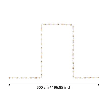 Eglo - LED-Streifen 5m LED/27W/24V