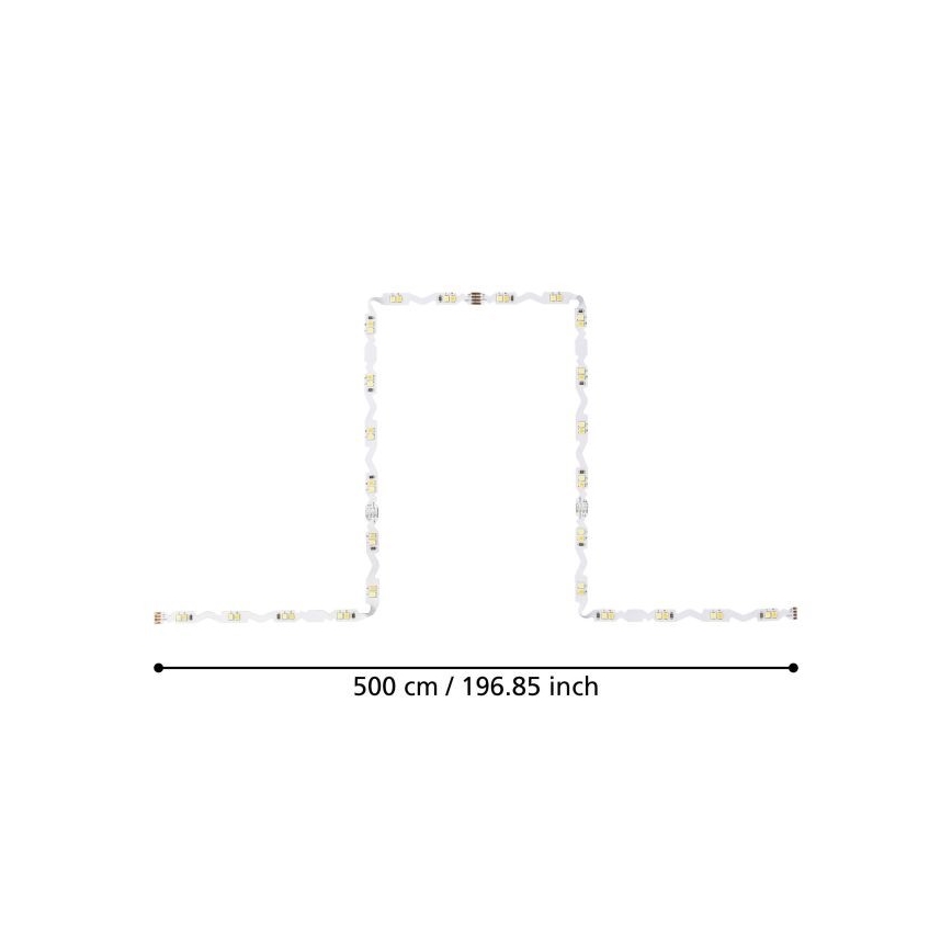 Eglo - Dimmbare LED-Leiste 5m LED/23W/24/230V 2700-6500K + Fernbedienung