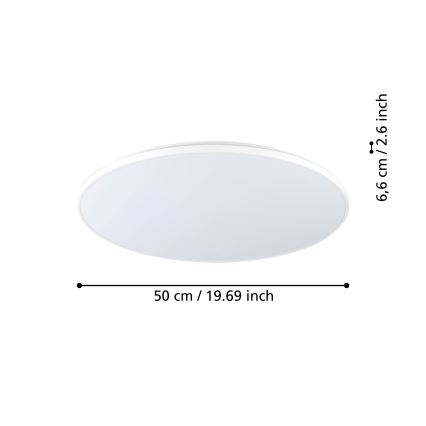 Eglo - LED Deckenleuchte LED/29W/230V Durchschn. 50 cm