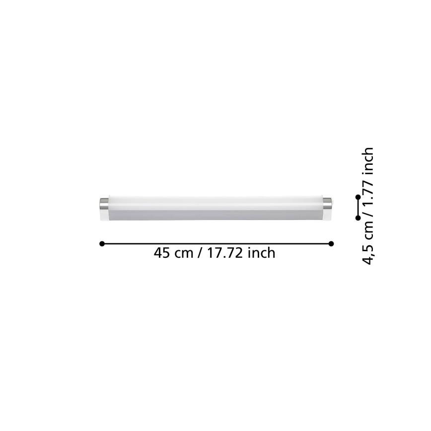 Eglo - LED-Badezimmerspiegelbeleuchtung LED/7,5W/230V IP44 45 cm