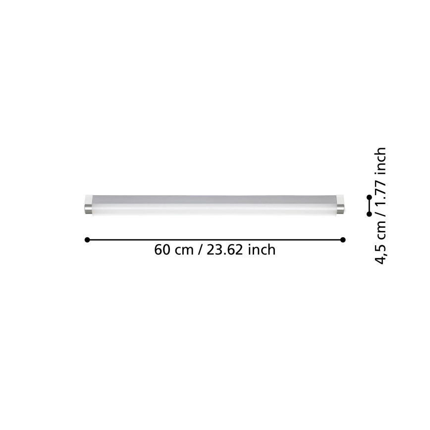Eglo - LED Badezimmer-Spiegelleuchte LED/15,5W/230V IP44 60 cm