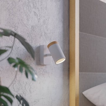 Eglo - Badezimmer-Wandspot 1xGU10/3W/230V IP44 weiß/beige