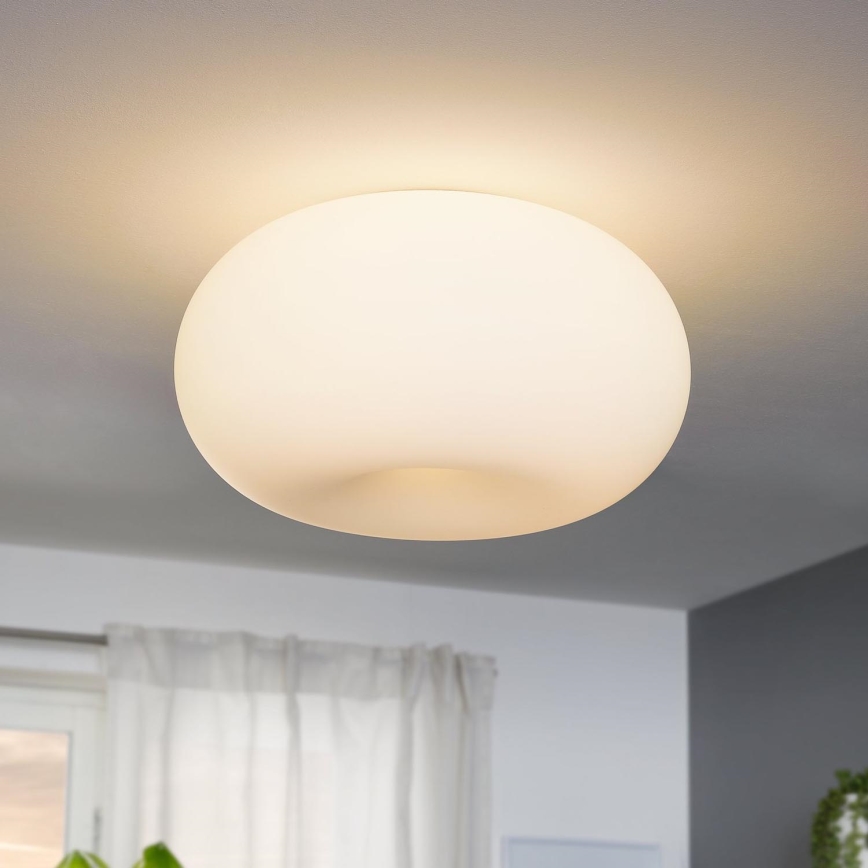 EGLO - Deckenleuchte OPTICA 2xE27/60W/230V Opalglas d 35 cm