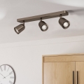 Eglo - Deckenstrahler 3x GU10/10W/230V, bronzefarben