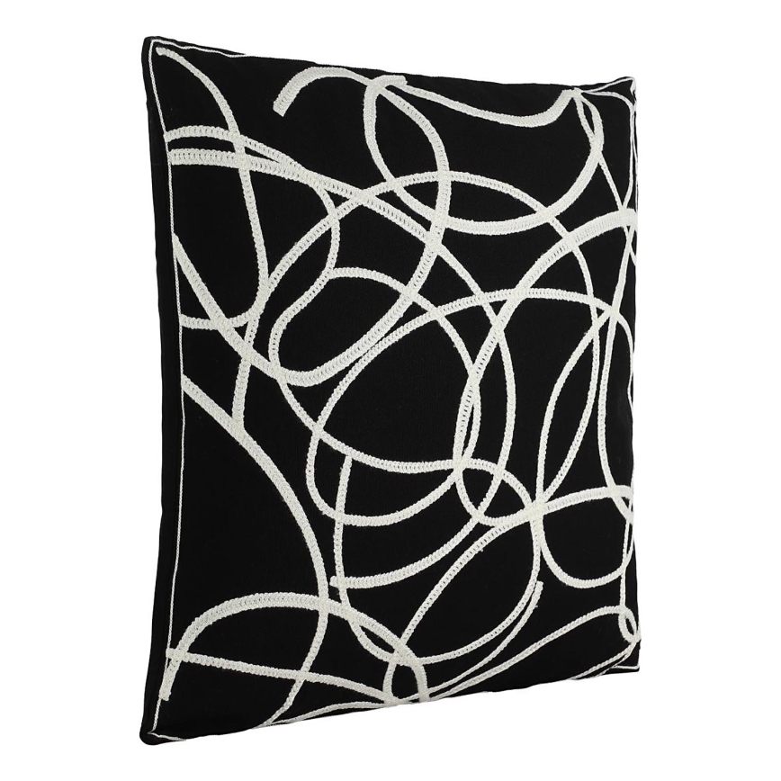 Eglo - Dekoratives Kissen 45x45 cm schwarz/weiß