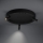 Eglo - Dimmbare LED-Deckenleuchte 3xLED/8W/230V + 3xLED/8,5W 3000K schwarz + Fernbedienung