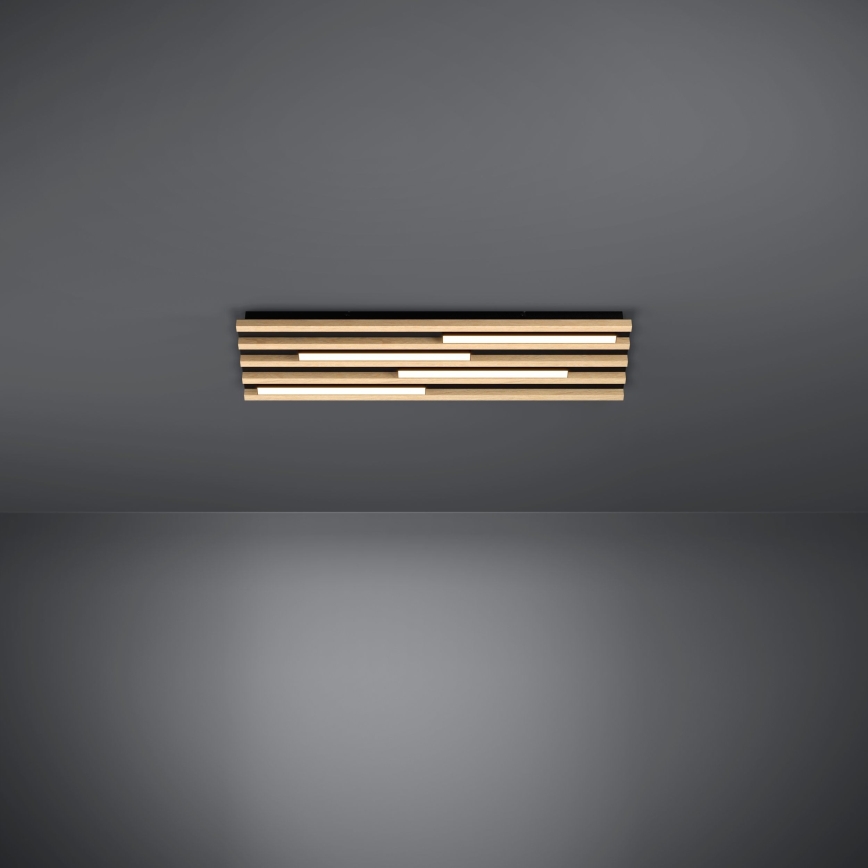 Eglo - Dimmbare LED-Deckenleuchte 4xLED/9W/230V 3000K 22x78 cm braun