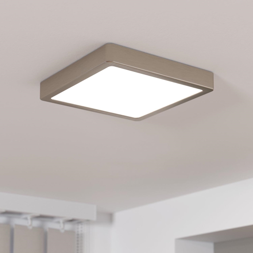 Eglo - Dimmbare LED-Deckenleuchte LED/17W/230V matt Chrom