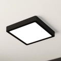 Eglo - Dimmbare LED-Deckenleuchte LED/17W/230V schwarz 21x21 cm