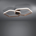 Eglo - Dimmbare LED-Deckenleuchte LED/20W/230V 2200-6500K Messing + Fernbedienung