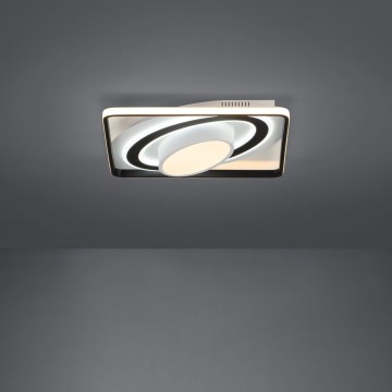 Eglo - Dimmbare LED-Deckenleuchte LED/21,5W/230V + LED/10,5W + LED/3W 3000-6500K schwarz + Fernbedienung